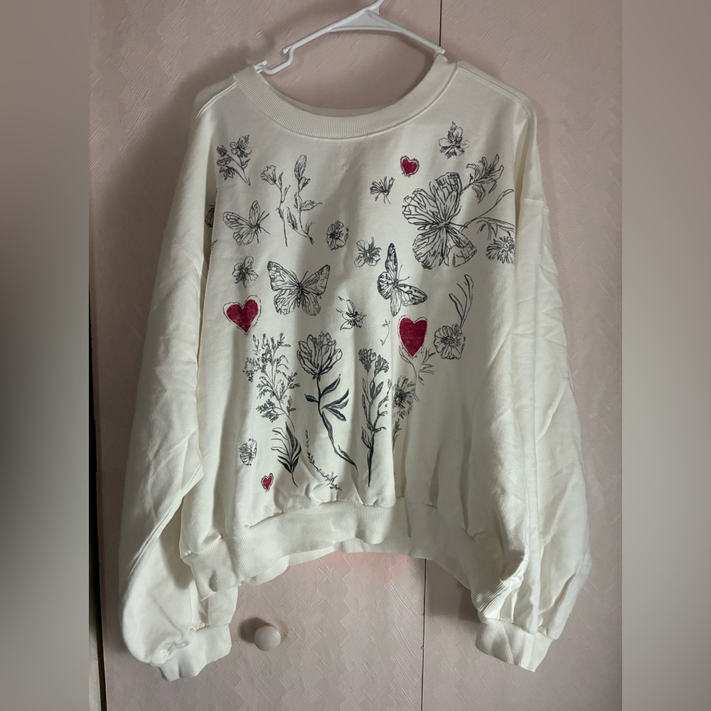 Anthropologie Pilcro The Niki sweatshirt: Leigh Viner edition - Picture 4 of 9